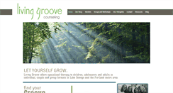 Desktop Screenshot of livinggroovecounseling.com