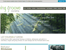 Tablet Screenshot of livinggroovecounseling.com